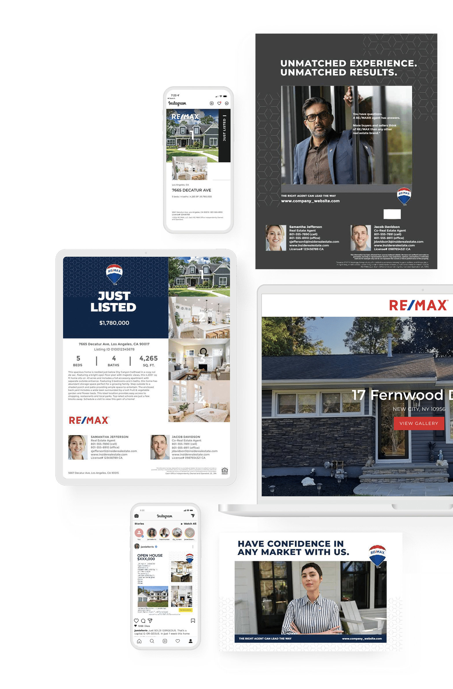 Listing Machine + Design Center Examples